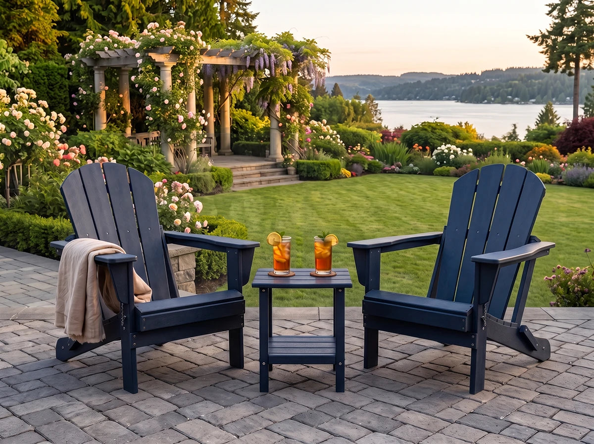 Poly Lumber Folding Adirondack Chair