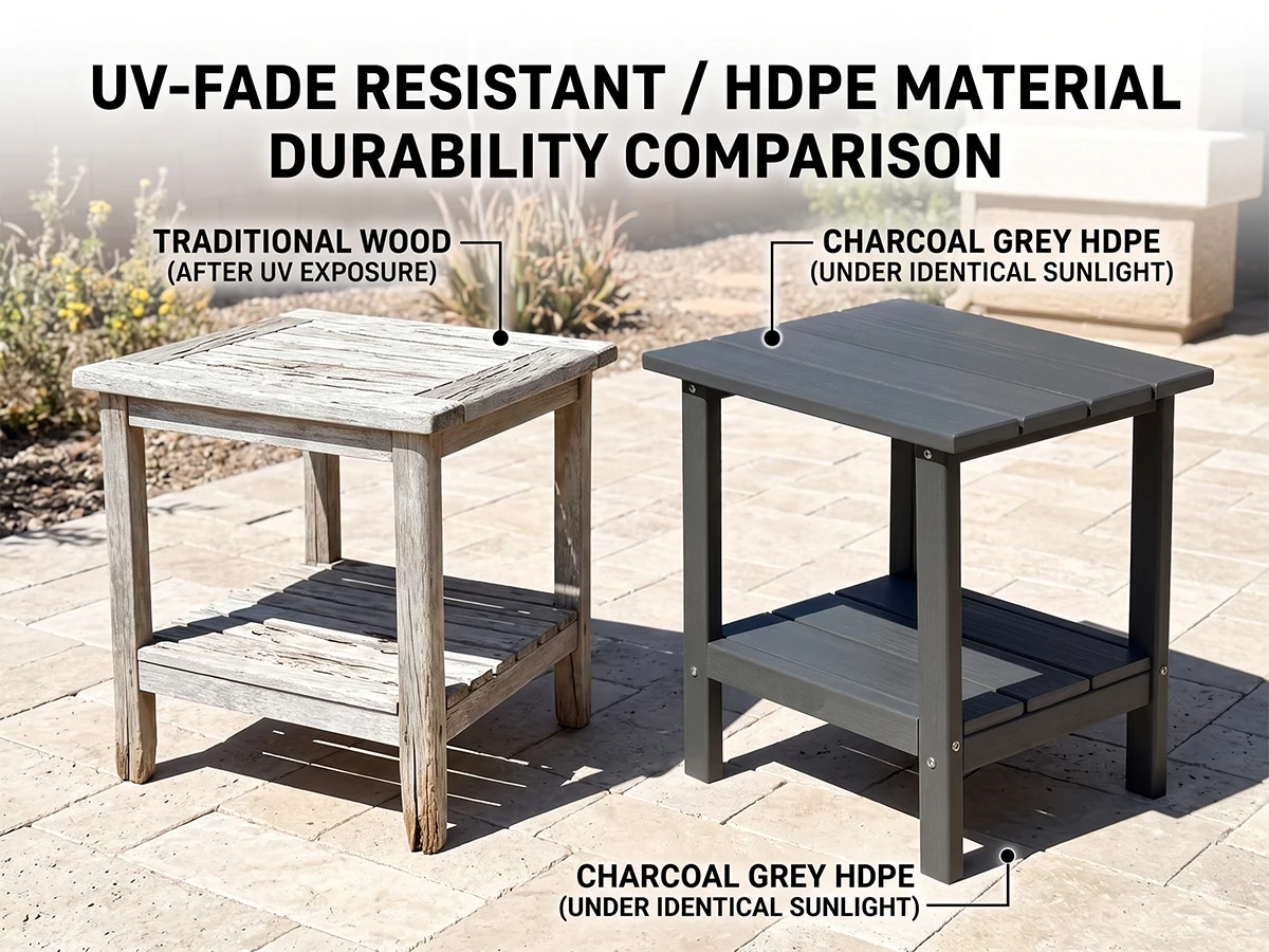 Poly Lumber Outdoor Side Table