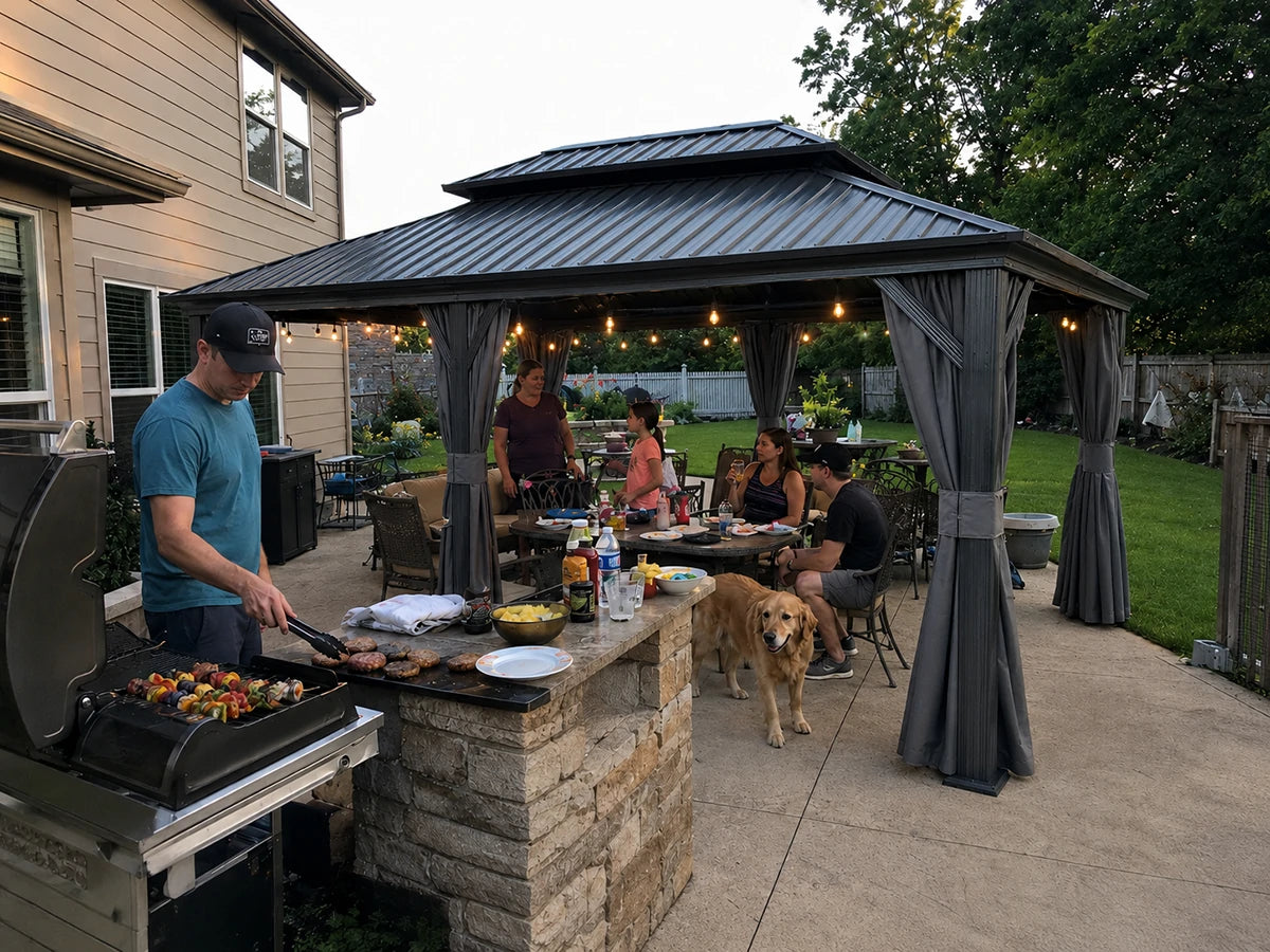 Zenya Living hardtop gazebo