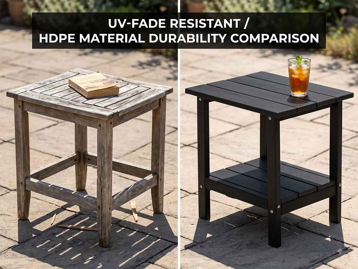 Poly Lumber Outdoor Side Table