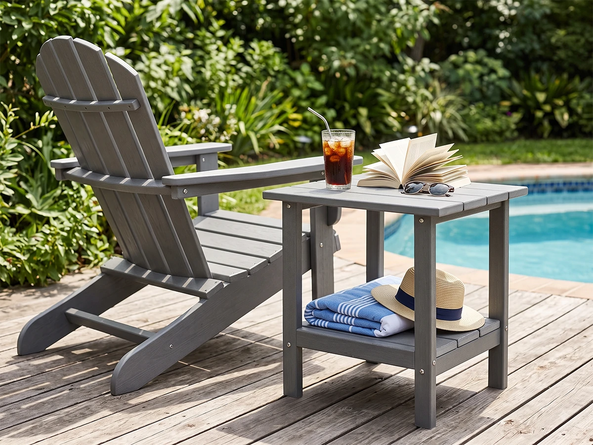 Poly Lumber Outdoor Side Table