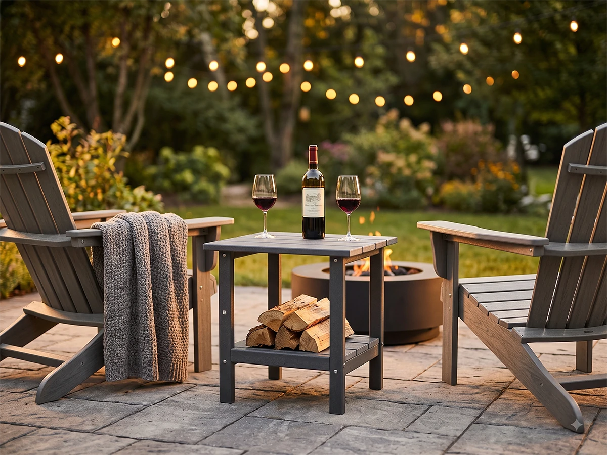 Poly Lumber Outdoor Side Table