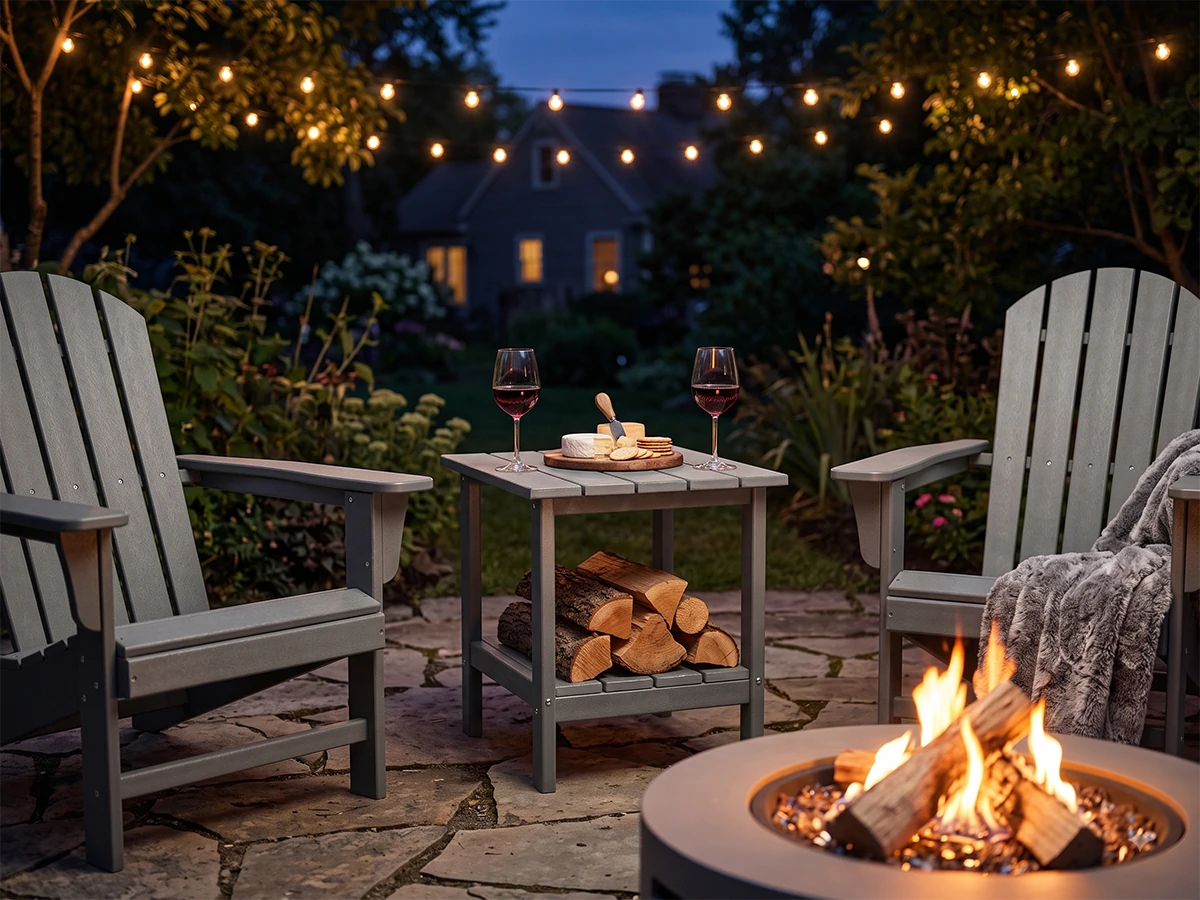 Poly Lumber Outdoor Side Table